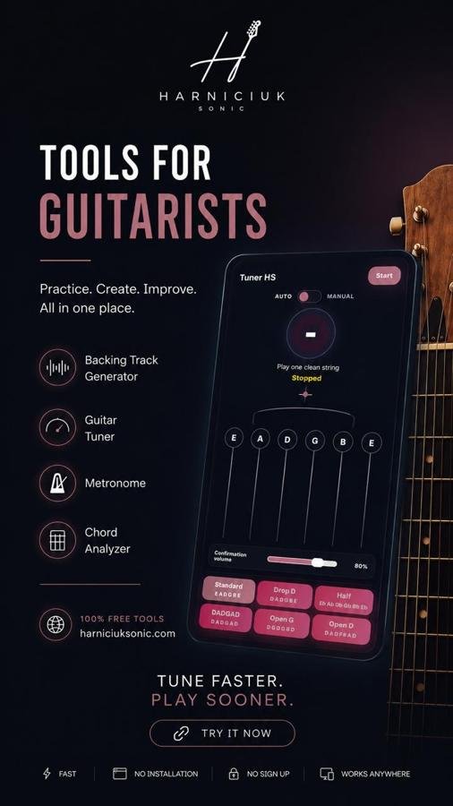 Harniciuk Sonic guitar tools