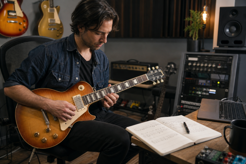 Build Rhythmic Motifs for More Coherent Guitar Solos — Harniciuk Sonic