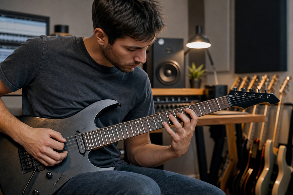 Guitar String Muting Drills for Cleaner Position Shifts — Harniciuk Sonic